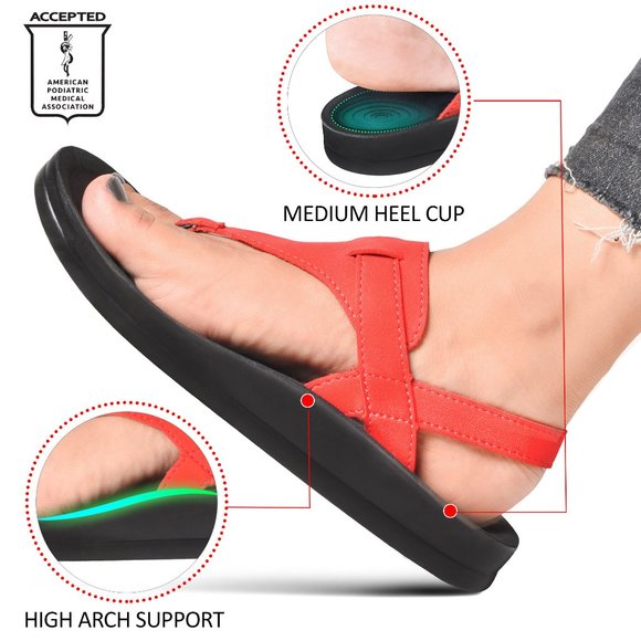 Aerothotic Shoes Aerothotic Ridge Arch Support Slingback Sandals